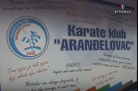 RTV Šumadija Karate klub Aranđelovac YouTube