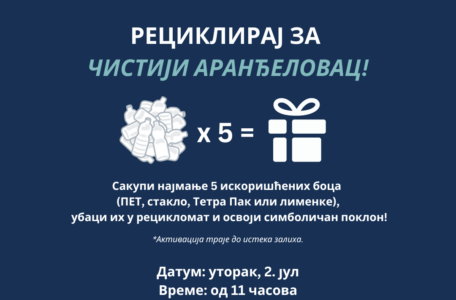 RECIKLIRAJ ZA ČISTIJI ARANĐELOVAC_NAJAVA 27062024